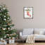 «Stocking Up On Christmas», art de la giclée encadrée par Livi Finn