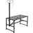 Goat And Sheep Stand, 51X23 Inch Livestock Stand, Metal Livestock Milking And Shearing Stand 21" To 33" Adjustable Height, With Headpiece And Nose Loop, 500Lbs Loading Weight, Black-120077693-120077690