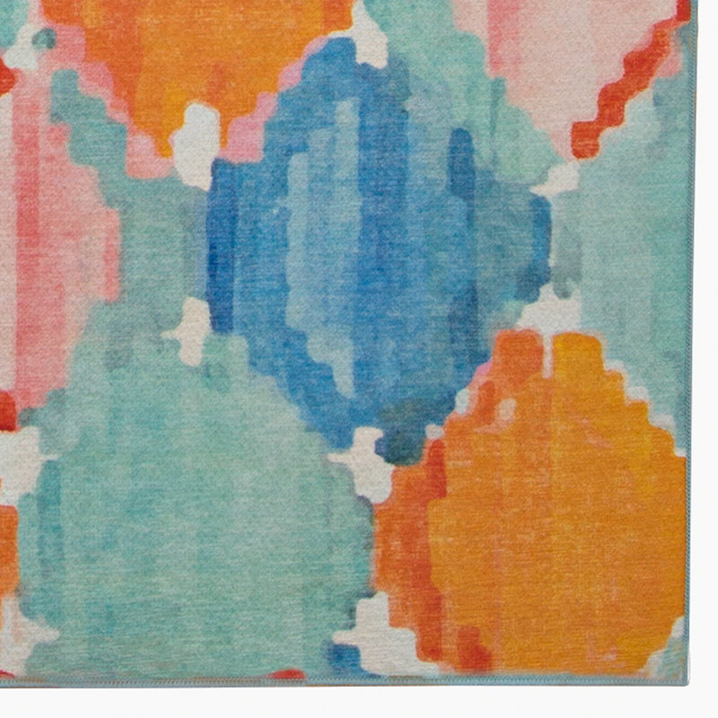 Tapis d'intérieur / extérieur Archie-Lee Kivett, Rectangle 7 pi x 9 pi