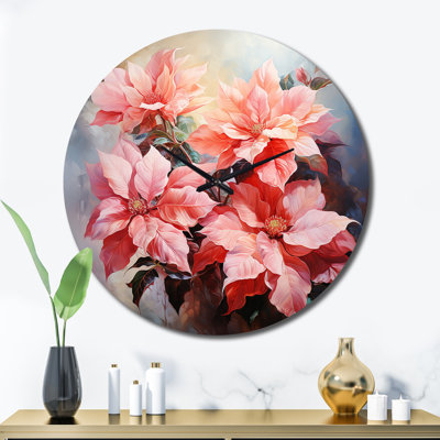 Ciacelli - Horloge murale florale