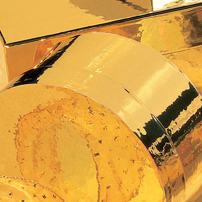45 cm x 1.5m Roll Premium Special Effects Sticky Back Plastic Film, Gold