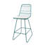 Tabourets de bar beiges modernes avec structure en fer et coussins (lot de 2) - Cadre et coussins