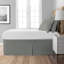 Afia Microfiber Bed Skirt Easy Fit Around Wrinkle Free, Fade Resistant, 16" Drop Length-1652600658-1652600661