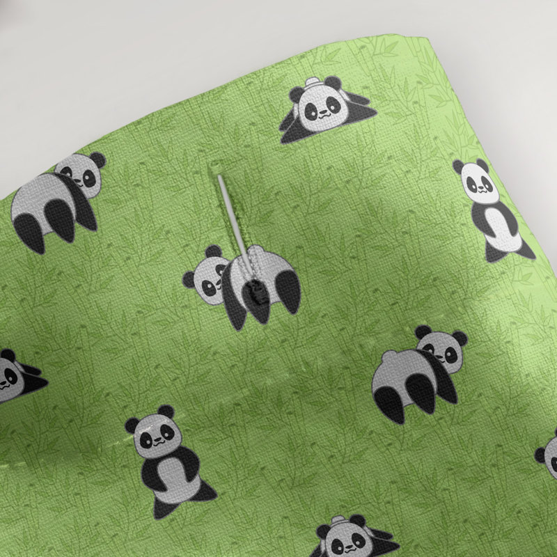 Rideau de douche simple katelyn elizabeth panda, Vert