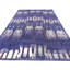 Rumi Ikat Silk Purple/Cream Area Rug