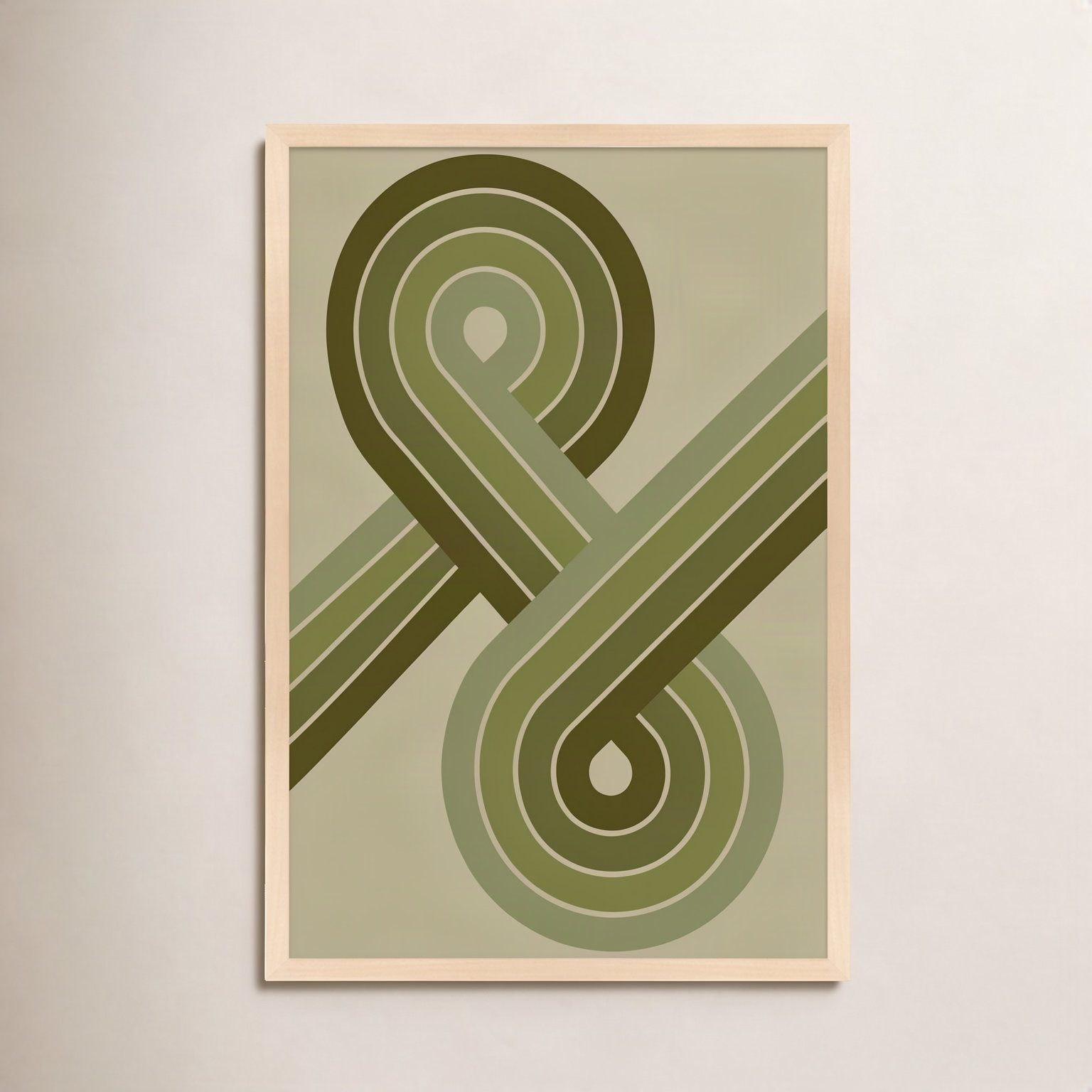 Jazz Swing by Jacques Pilon, 30" H x 24" W, Brown Framed