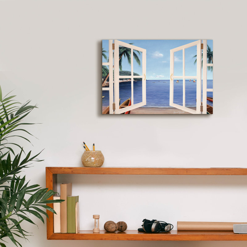 «Day Dreams Window» par Diane Romanello, H 12 po x l 18 po x P 0,75 po