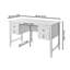 Bureau d'écriture rectangulaire avec armoires de rangement 51,97 "Ashantis -680134477