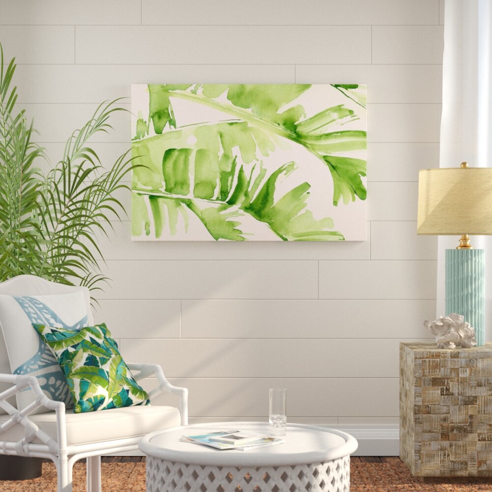 Leinwandbild Peachy Palms I von Jennifer Paxton Parker