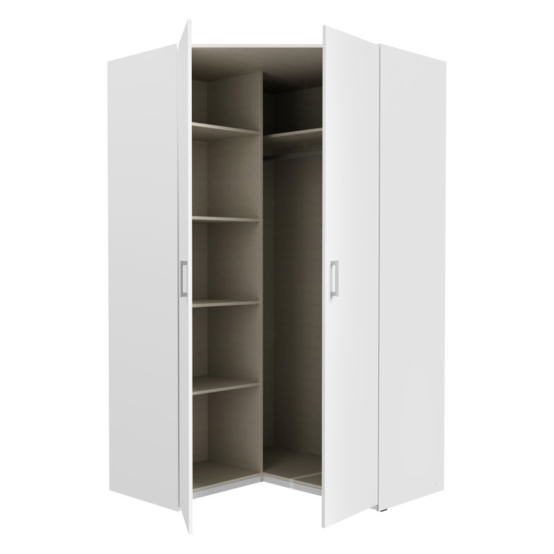Sugata Manufactured Wood Wardrobe, White