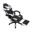 Racing Massage Computer Gaming Chair with Footrest-69583063