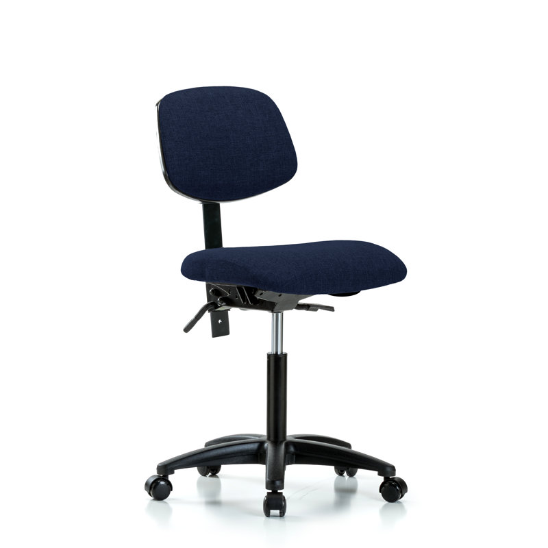 Candice Task Chair, Glides, Navy, Tilt Not Included