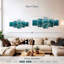 Feuillage de paysage bleu sarcelle-872817336