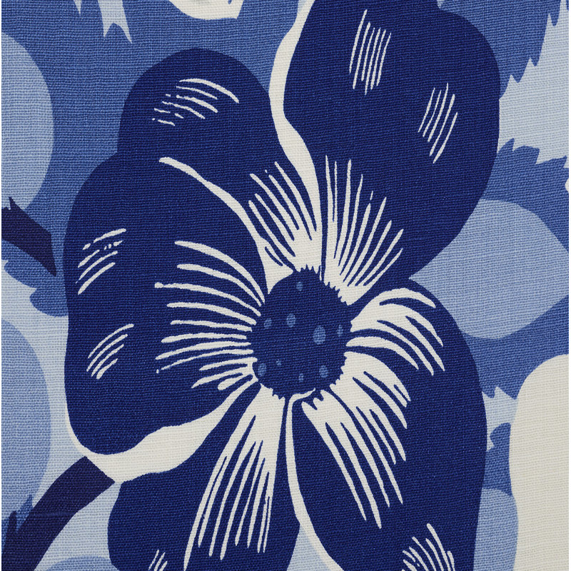 Tissu magnolias, Bleus