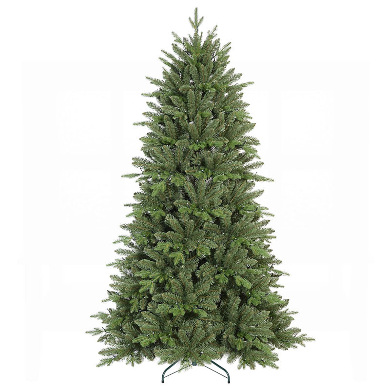 Arbre de Noël 7 pi avec 340 lumières DEL RVB, 2126 pointes en PE / PVC et installation facile pour une décoration festive