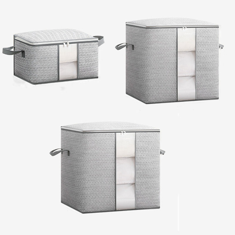Sac de rangement à fermeture à glissière pour vêtements avec fenêtre transparente, H 7,87 po x l 13,78 po x P 9,84 po