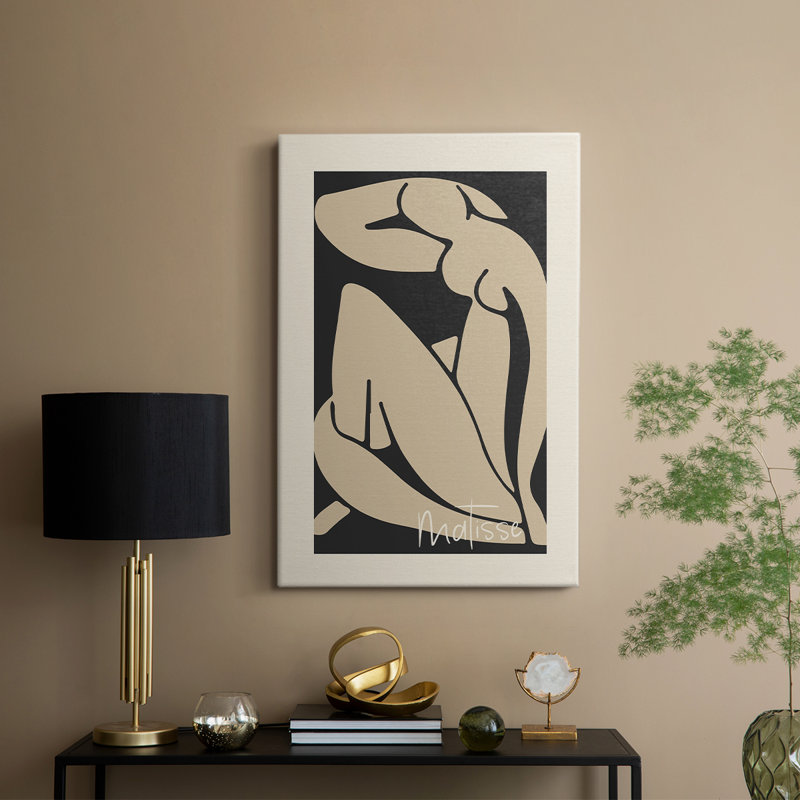Matisse CECVII, reproduction d'art encadrée Cavas, H 27 po x l 18 po