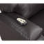 Fauteuil inclinable en cuir brun Aire avec lève-personne électrique et massage-740232914