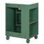 Meuble-lavabo 24 po avec lavabo en céramique, structure en bois massif, rangement multifonctionnel, porte, finition, planches rétro classiques, poignées en métal, espace sous l'évier, 2 tablettes, accès facile à la plomberie