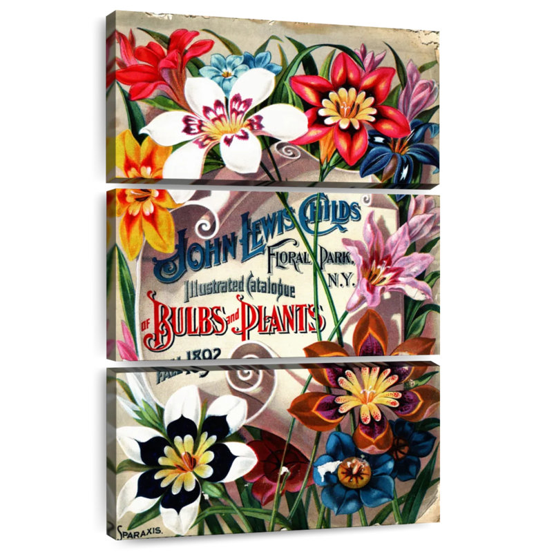 Harnek Flower Seed Catalogs II, 50" H x 32" W