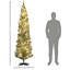 Sapin de Noël artificiel mince 7 pi de hauteur pré-éclairé