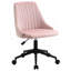 Fauteuil de bureau à dossier moyen en velours pivotant pour ordinateur de bureau ou chambre à coucher-773496900