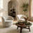 Upholstered Swivel Barrel Chair (Set of 2)-2042461779