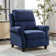 Claire 35.4'' Wide Classic and Soft Push Back Recliner with Wide Backrest
