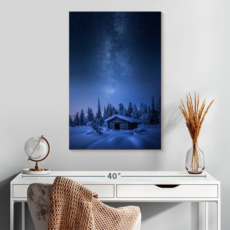 Milky Way Over Barn, 30" H x 20" W