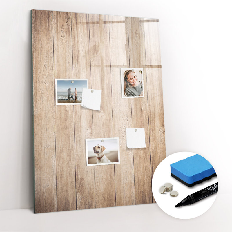 Magnetic Glass Photo Memo Board
