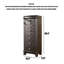 Armoire à bijoux moderne en pruche multifonctionnelle