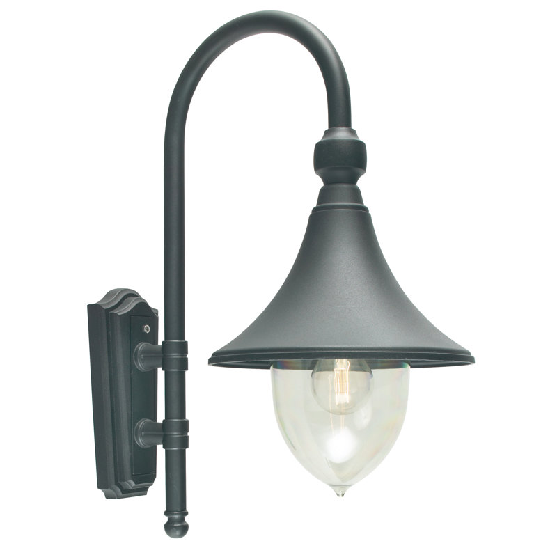 Welwyn Garden City Outdoor Barn Light, Black