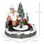 Scène animée de village de Noël
