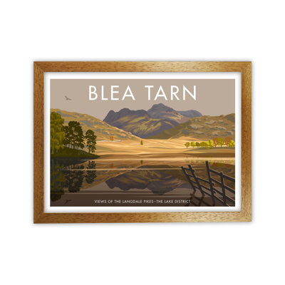 The Lakes Blea Tarn by Stephen Millership - Print on Canvas