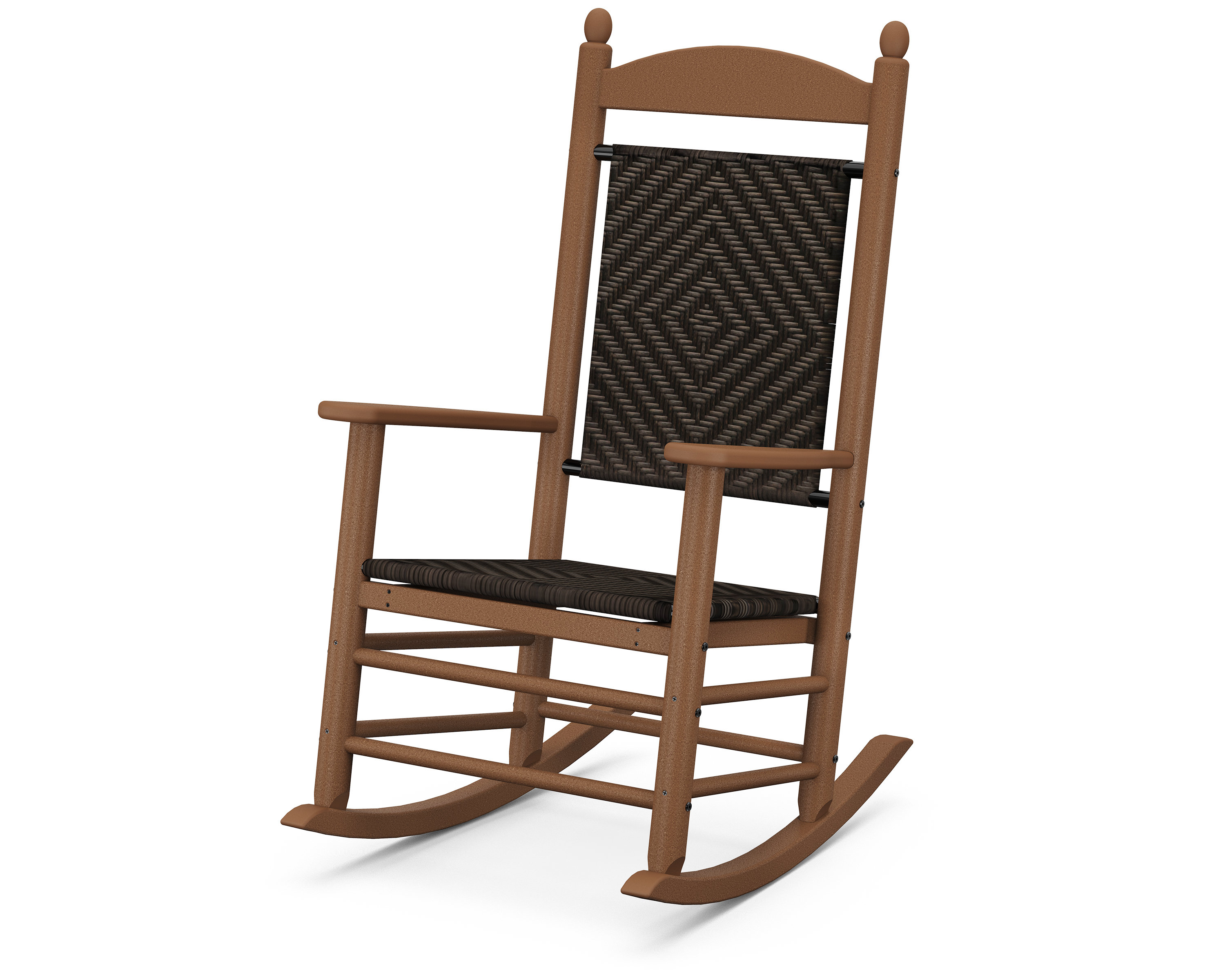 POLYWOOD® POLYWOOD Rocker Jefferson Woven Rocking Chair & Reviews | Wayfair