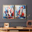 Série NAUTICAL CDIV - reproduction encadrée de qualité supérieure - prête à être accrochée - aucun clou requis - aucun clou requis-413141561-413141560