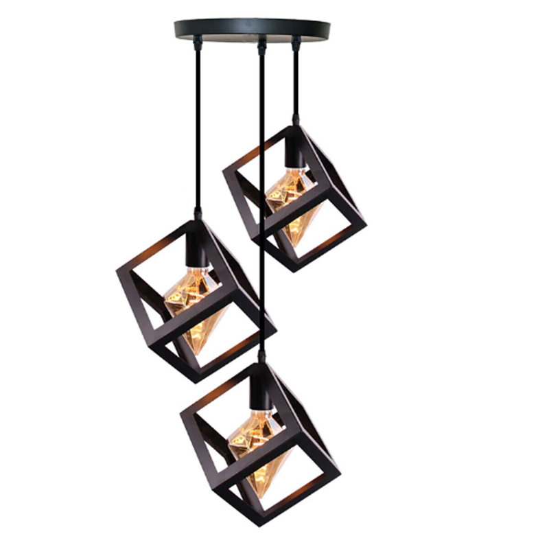 Averie 3 - Light Black Pendant