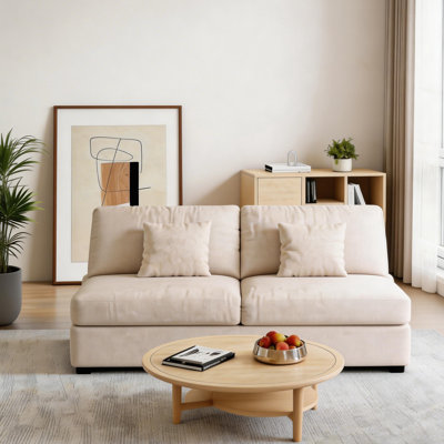Causeuse sans accoudoirs pour canapé modulaire Cloud