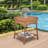 Herscher Square Outdoor Side Table , 17'' in. W 17'' in. D-1114338058