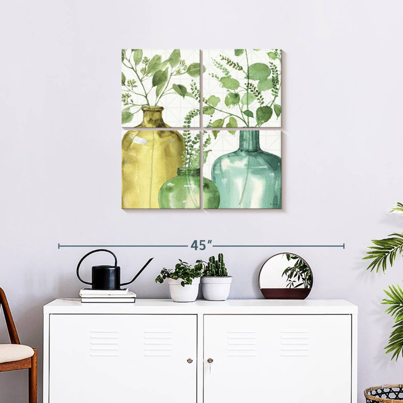 Harnek - Mélange de verts décoratifs V, H 26 po x l 26 po