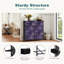 Commode avec 9 tiroirs en tissu, commode haute pour chambre à coucher, commode à grandes tiroirs pour le salon-114251526