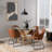 Heaven Round Dining Table with Glass-1579726551