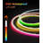 50ft Smart RGB Color-Changing  Plug-in Neon LED Rope Lights IP65 Waterproof-649664808
