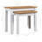 Nesting Tables 2 Pcs Coffee End Table Solid Pine Wood Panama Range-2058776078