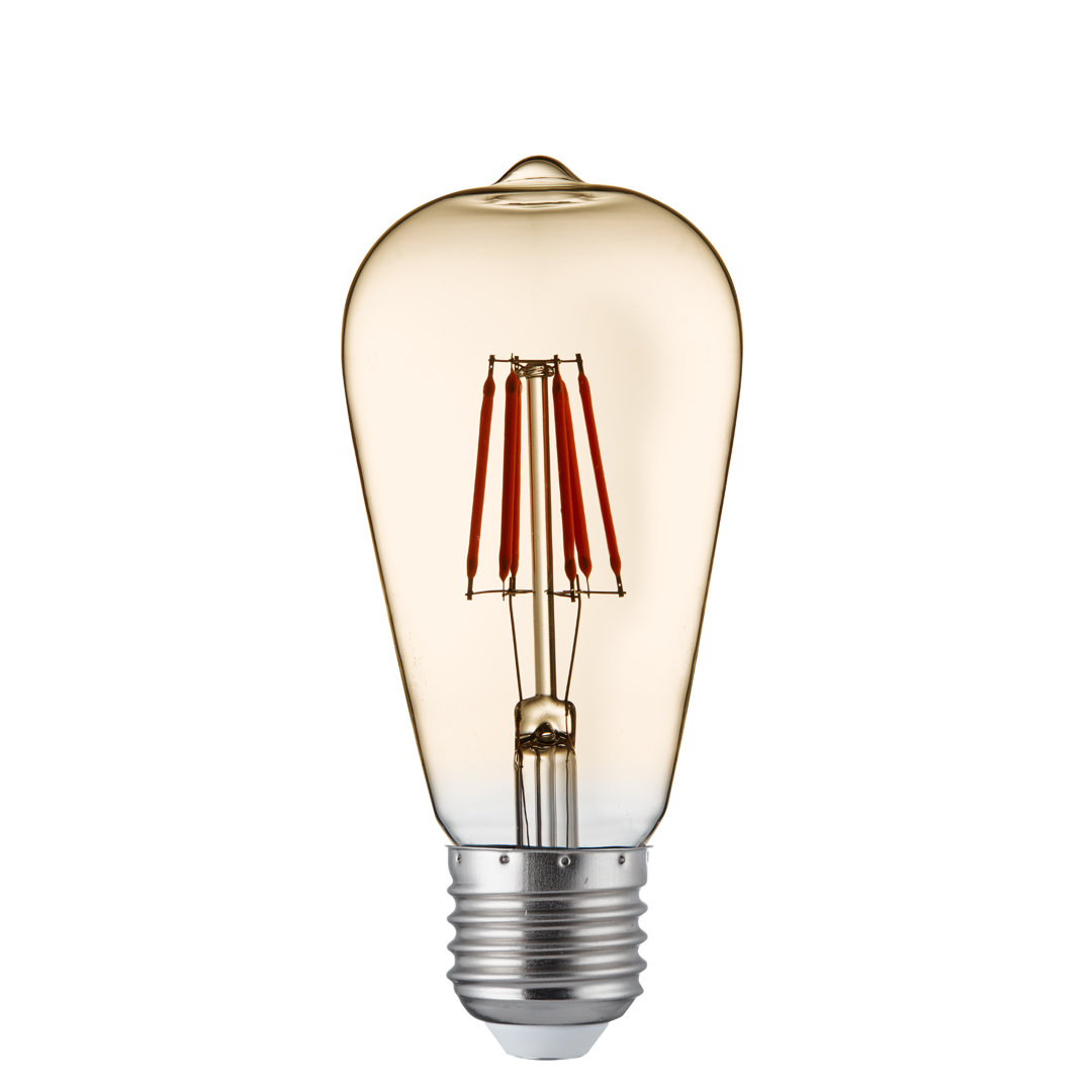 6W E27 Dimmable LED Vintage Edison Light Bulb