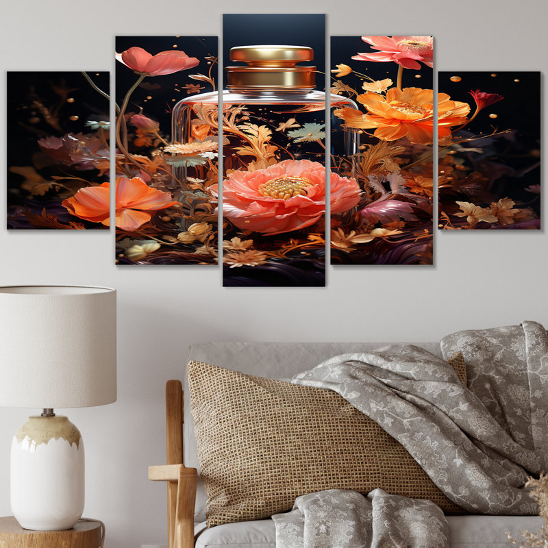 Isaac - Perfumes Wall Decor - 5 Panels