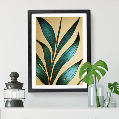 Waneta Fern Leaf Sgraffito - Wall Art
