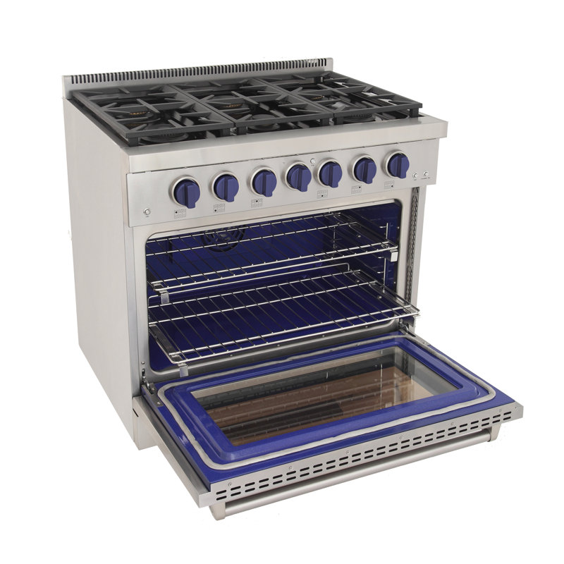 Kucht 36'' W Free Standing Range, Liquid Propane