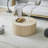 Modern Minimalist Cylindrical Coffee Table-1076614791