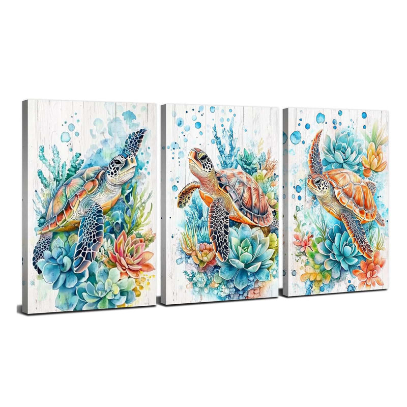 3 Piece Wrapped Canvas Print